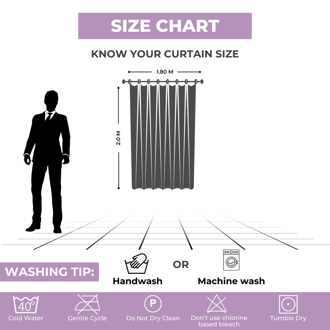 Doccia Shower Curtains with Water Resistance effect in Mango Colour
