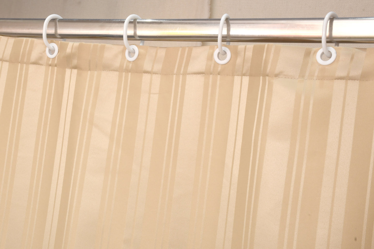 Doccia Shower Curtains with Water Resistance effect in Sand Colour