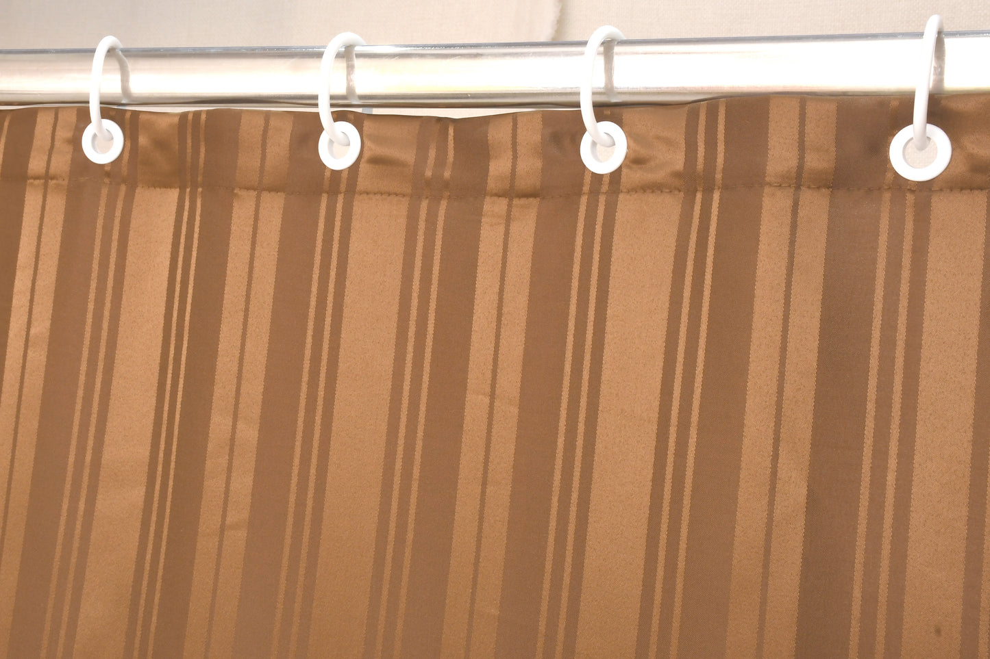 Doccia Shower Curtains with Water Resistance effect in Cocoa Colour