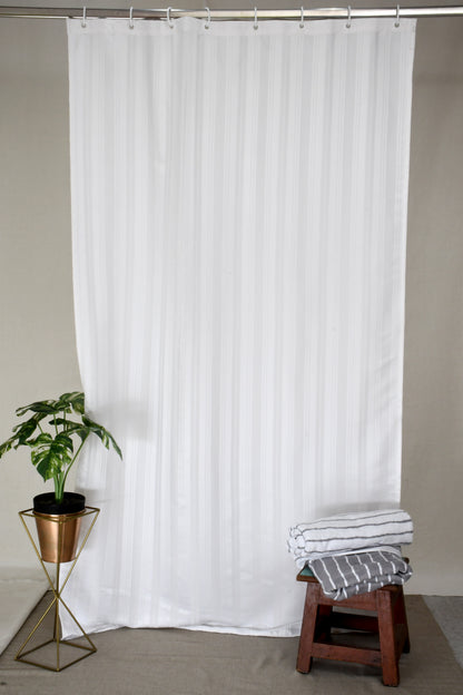 Doccia Shower Curtains with Water Resistance effect in White Colour