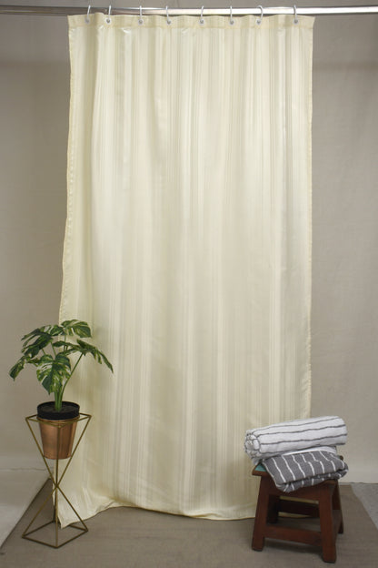 Doccia Shower Curtains with Water Resistance effect in  Cream Colour