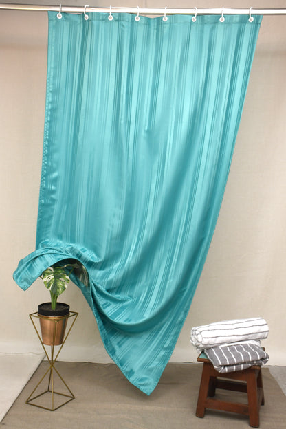 Doccia Shower Curtains with Water Resistance effect in Teal Colour
